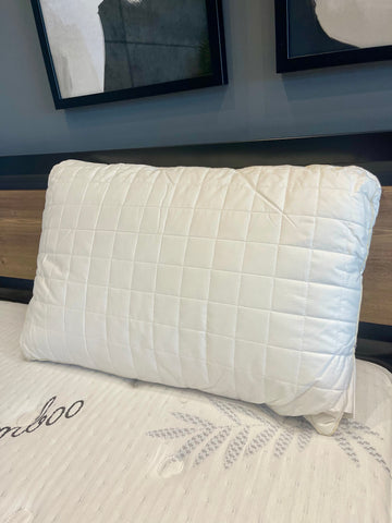 image of wool pillow in white image of wool pillow in white