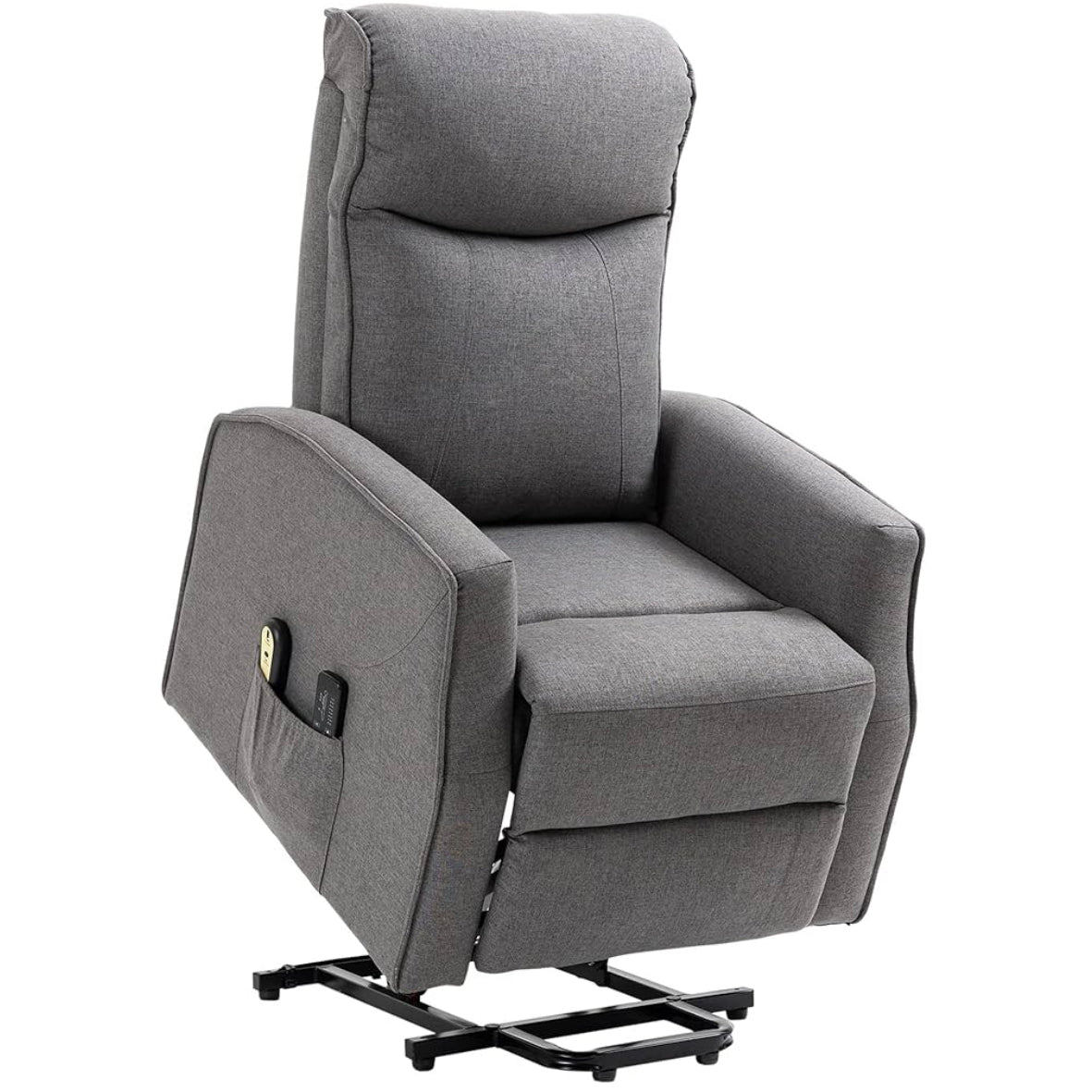 Image of Gray Electric Lift Chair Recliners for Seniors at Sleep Nation Image of Gray Electric Lift Chair Recliners for Seniors at Sleep Nation