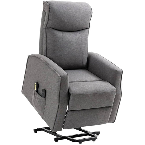 Image of Gray Electric Lift Chair Recliners for Seniors at Sleep Nation Image of Gray Electric Lift Chair Recliners for Seniors at Sleep Nation