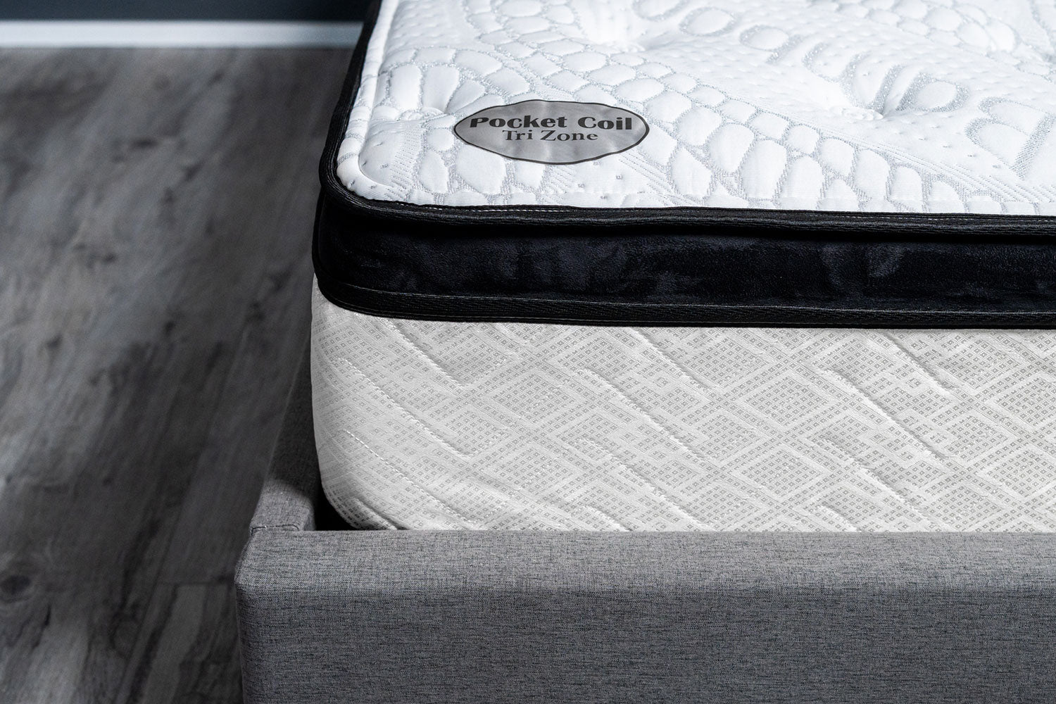 image of Victoria Tri Zone Pocket Coil Eurotop Mattress image of Victoria Tri Zone Pocket Coil Eurotop Mattress