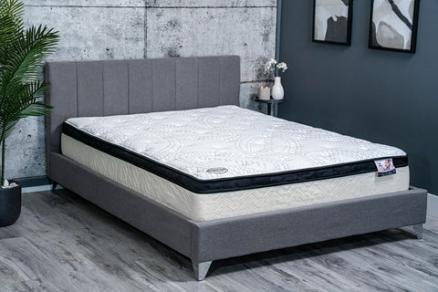 image of Victoria Tri Zone Pocket Coil Eurotop Mattress image of Victoria Tri Zone Pocket Coil Eurotop Mattress
